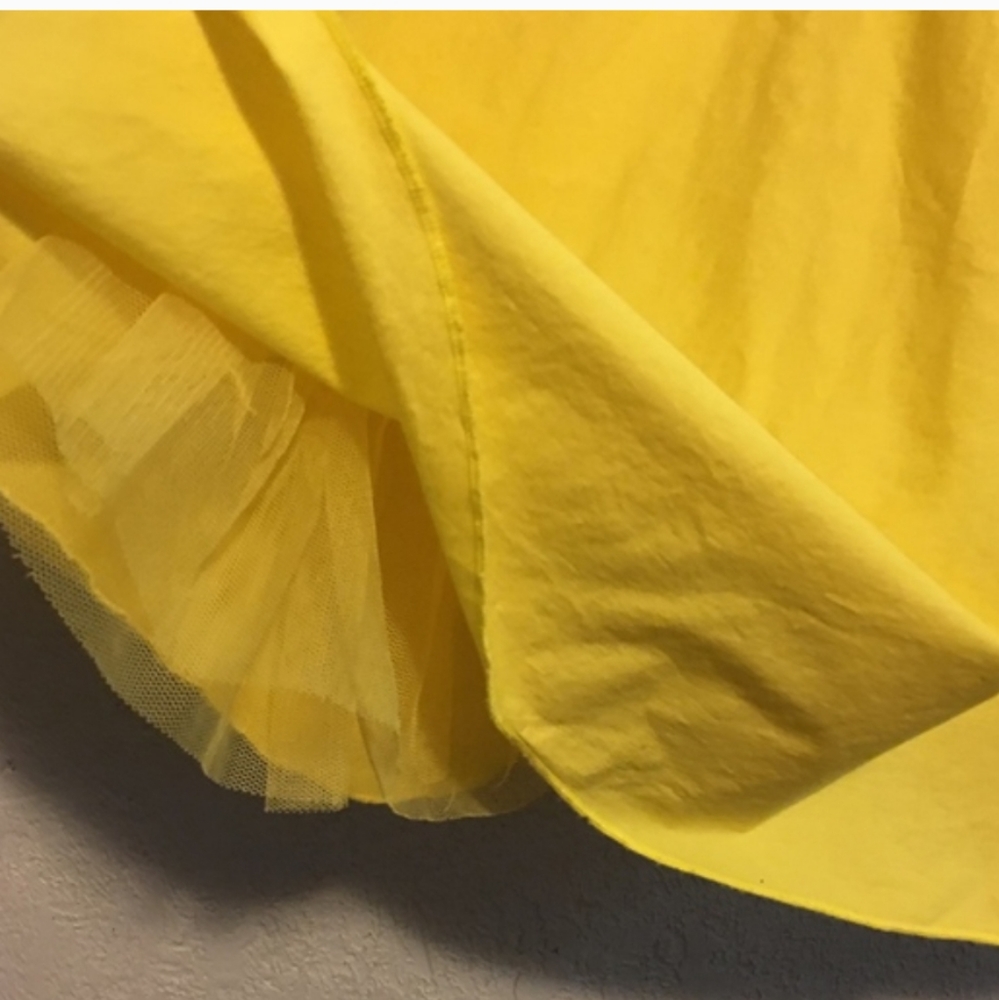 BAILEY BLUE DRESS SLEEVELESS YELLOW SIZE M - Picture 6 of 6